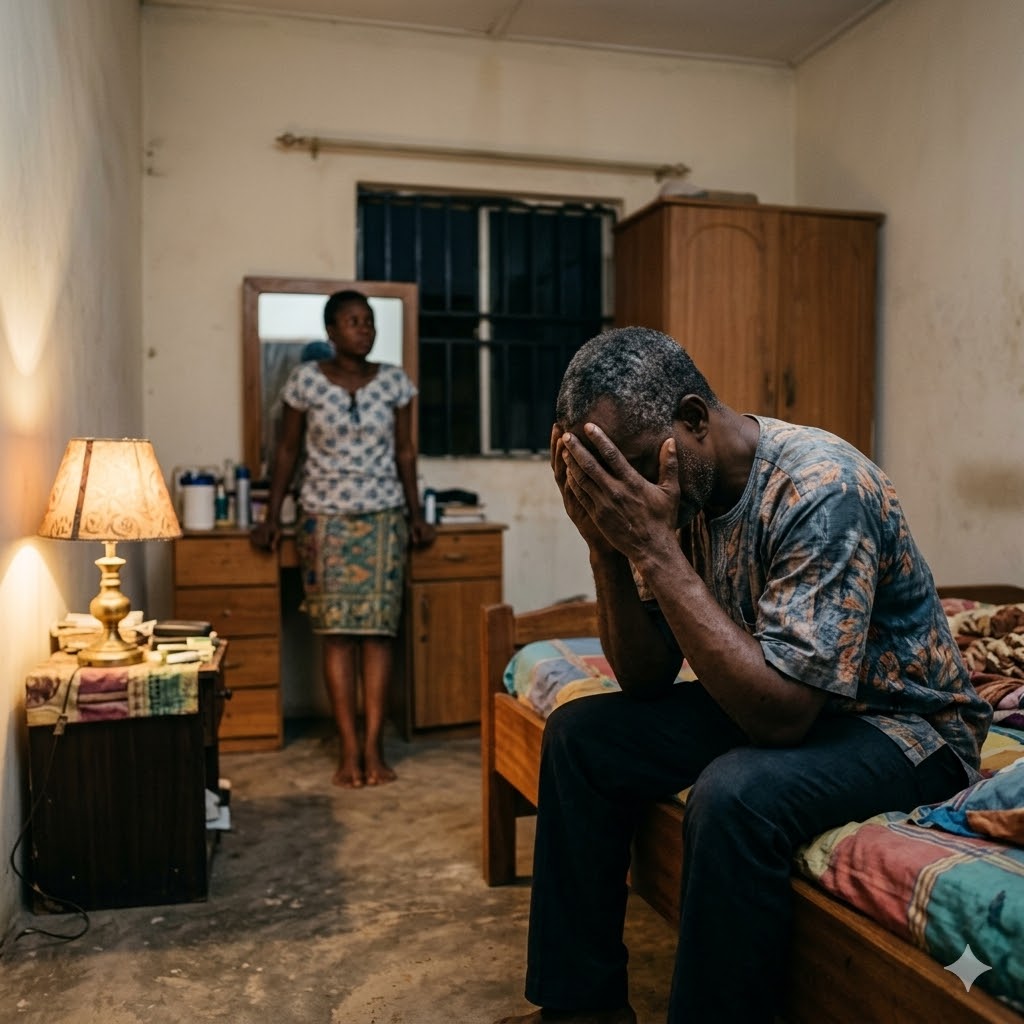 A man dealing with the silent cost of high blood pressure